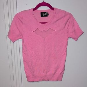 💥3/65$💥 Hell Bunny Pink Bat Top